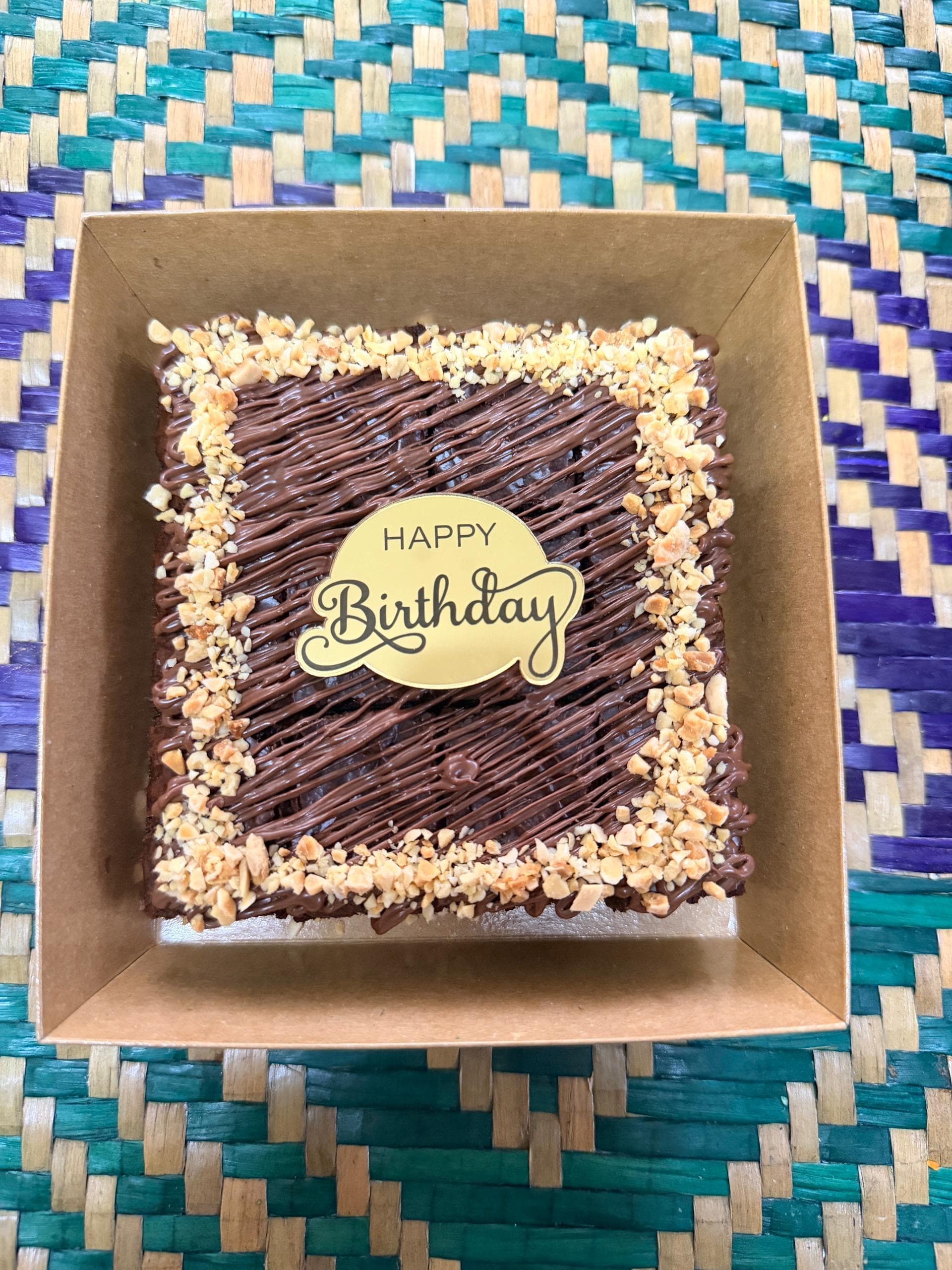 Brownies Small Simple Deco 4inch